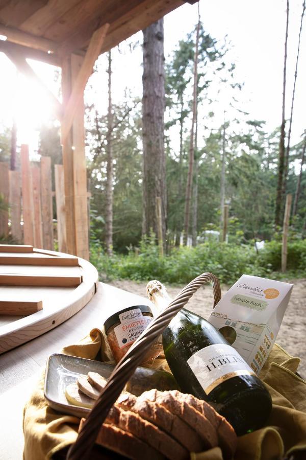 Bain De Foret - Lodges Cosy & Spa Neufchâtel-Hardelot Eksteriør bilde
